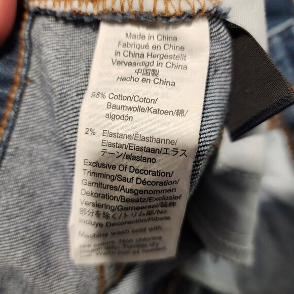 Madewell Tapered Leg Jeans in Bellclaire Wash 26 - Picture 7 of 7